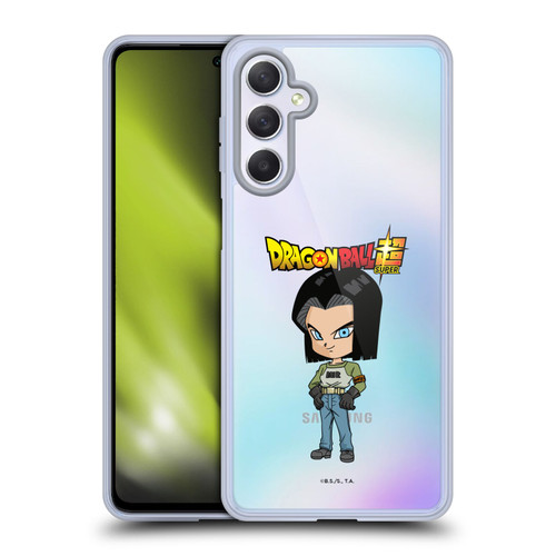 Dragon Ball Super Characters Android 17 Soft Gel Case for Samsung Galaxy M54 5G