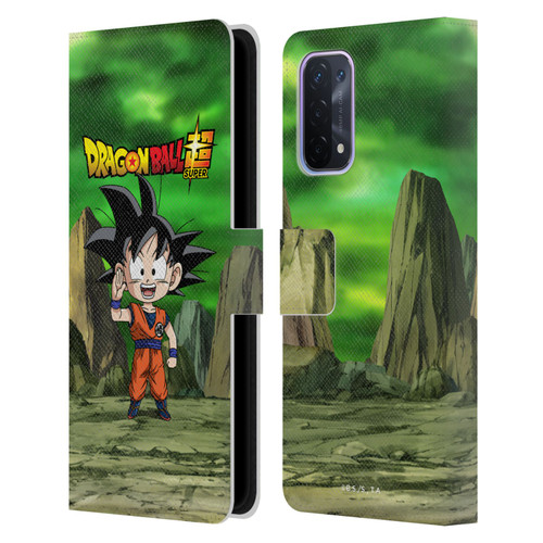 Dragon Ball Super Characters Goku Leather Book Wallet Case Cover For OPPO A54 5G
