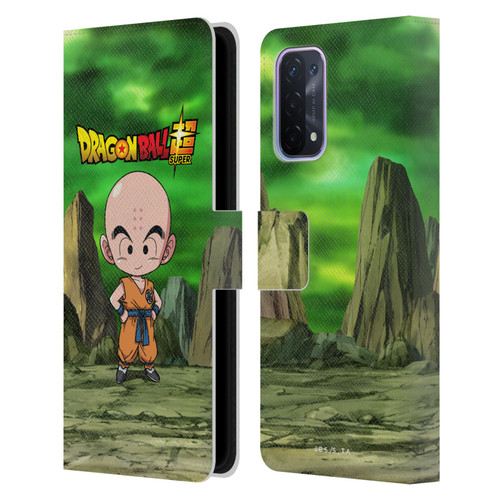 Dragon Ball Super Characters Krillin Leather Book Wallet Case Cover For OPPO A54 5G