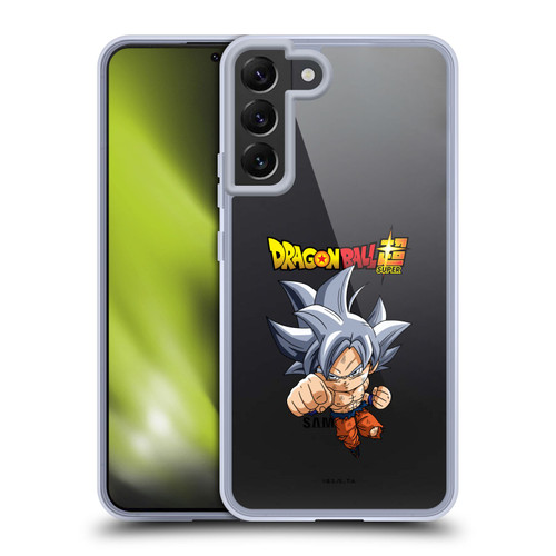 Dragon Ball Super Characters Ultra Instinct Goku Soft Gel Case for Samsung Galaxy S22+ 5G