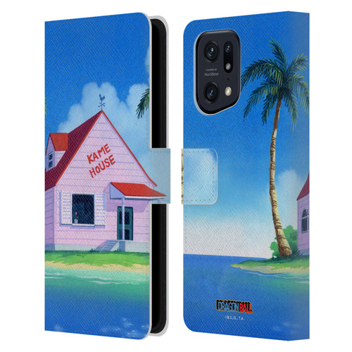 Dragon Ball Iconic Kame House Leather Book Wallet Case Cover For OPPO Find X5 Pro