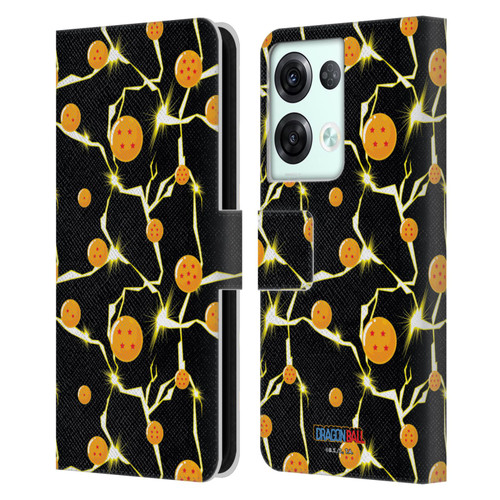 Dragon Ball Iconic Pattern Leather Book Wallet Case Cover For OPPO Reno8 Pro