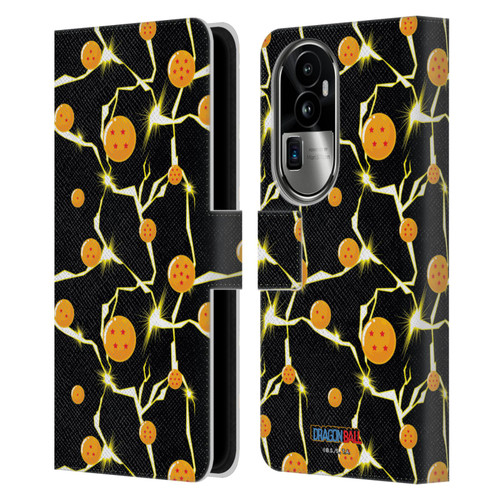 Dragon Ball Iconic Pattern Leather Book Wallet Case Cover For OPPO Reno10 Pro+