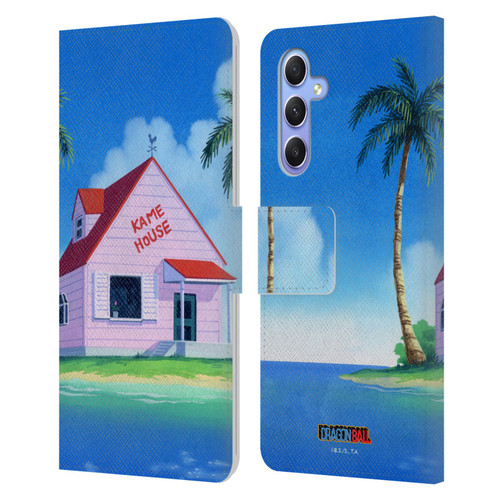 Dragon Ball Iconic Kame House Leather Book Wallet Case Cover For Samsung Galaxy A34 5G