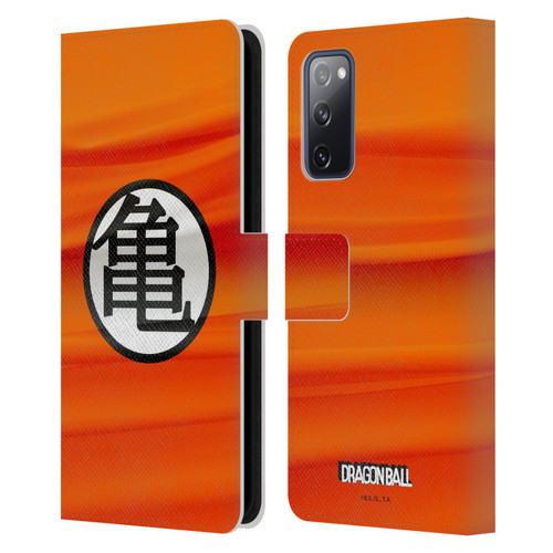 Dragon Ball Iconic Kame Symbol Leather Book Wallet Case Cover For Samsung Galaxy S20 FE / 5G