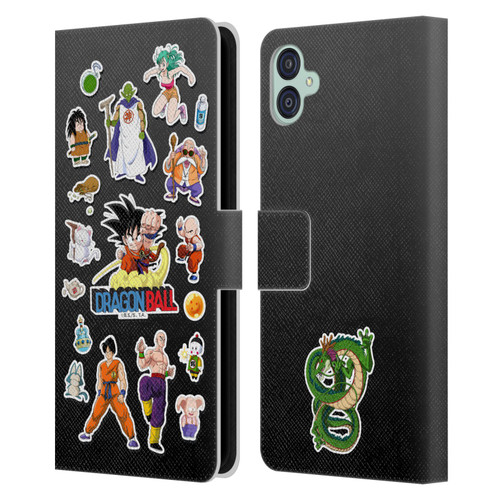 Dragon Ball Iconic Characters Collage Leather Book Wallet Case Cover For Samsung Galaxy M04 5G / A04e