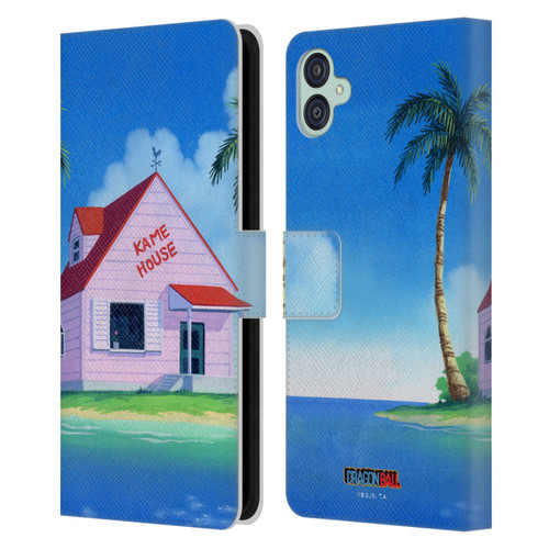 Dragon Ball Iconic Kame House Leather Book Wallet Case Cover For Samsung Galaxy M04 5G / A04e