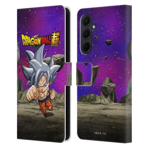 Dragon Ball Super Characters Ultra Instinct Goku Leather Book Wallet Case Cover For Samsung Galaxy A35 5G