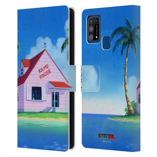 Dragon Ball Iconic Kame House Leather Book Wallet Case Cover For Samsung Galaxy M31 (2020)