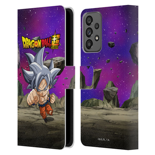 Dragon Ball Super Characters Ultra Instinct Goku Leather Book Wallet Case Cover For Samsung Galaxy A73 5G (2022)