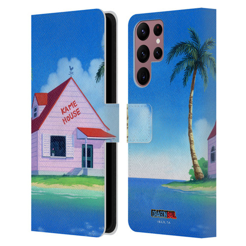 Dragon Ball Iconic Kame House Leather Book Wallet Case Cover For Samsung Galaxy S22 Ultra 5G
