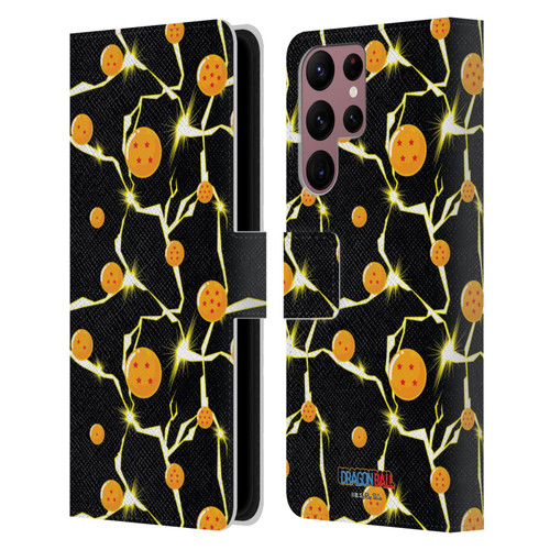 Dragon Ball Iconic Pattern Leather Book Wallet Case Cover For Samsung Galaxy S22 Ultra 5G