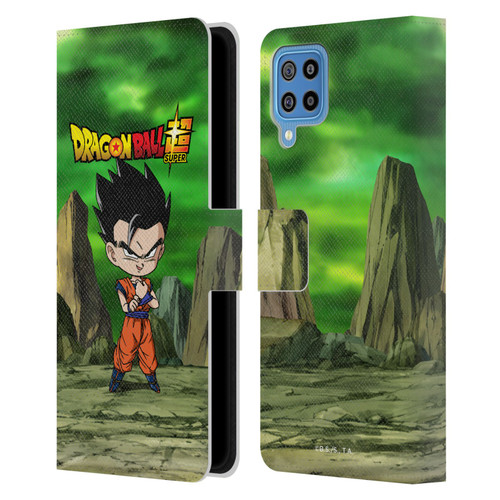 Dragon Ball Super Characters Ultimate Gohan Leather Book Wallet Case Cover For Samsung Galaxy F22 (2021)