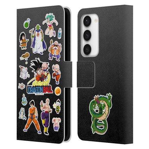 Dragon Ball Iconic Characters Collage Leather Book Wallet Case Cover For Samsung Galaxy S23 5G