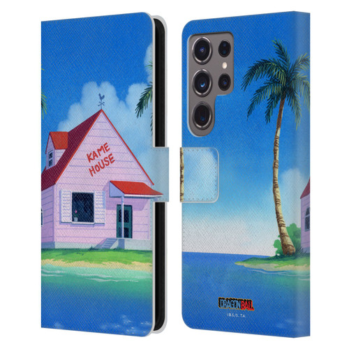 Dragon Ball Iconic Kame House Leather Book Wallet Case Cover For Samsung Galaxy S24 Ultra 5G