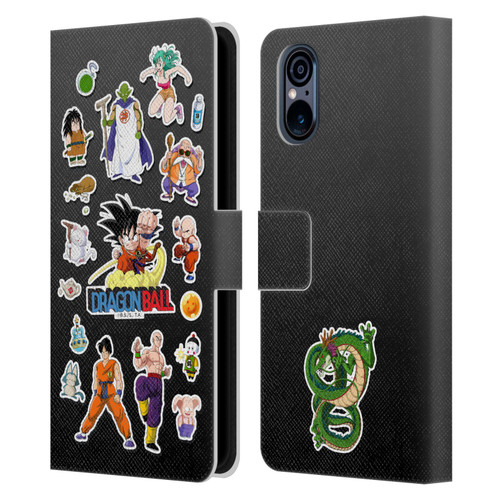 Dragon Ball Iconic Characters Collage Leather Book Wallet Case Cover For Sony Xperia 5 V 5G