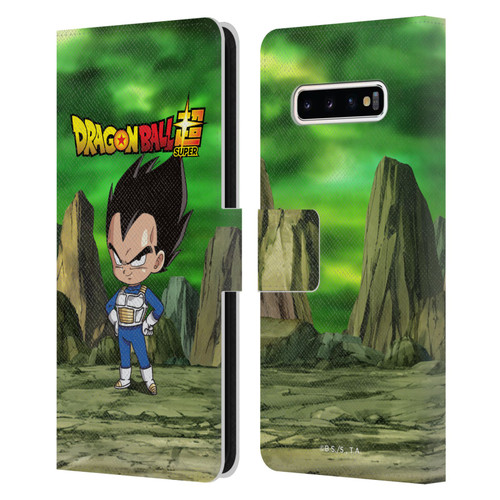 Dragon Ball Super Characters Vegeta Leather Book Wallet Case Cover For Samsung Galaxy S10+ / S10 Plus