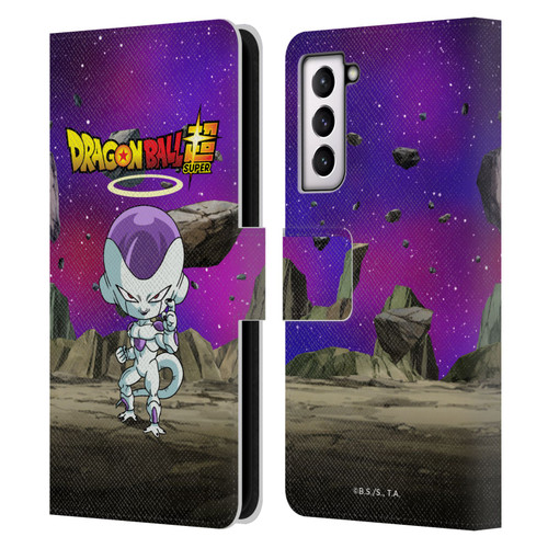 Dragon Ball Super Characters Frieza Leather Book Wallet Case Cover For Samsung Galaxy S21 5G