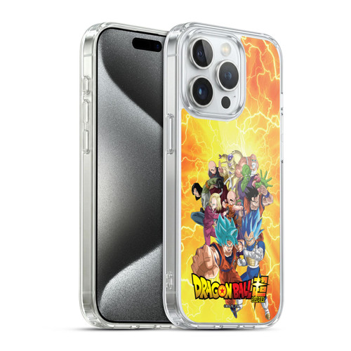 Dragon Ball Super Universe Survival Arc Universe 7 Group Soft Gel Case for Apple iPhone 15 Pro & MagSafe