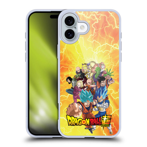 Dragon Ball Super Universe Survival Arc Universe 7 Group Soft Gel Case for Apple iPhone 16 Plus