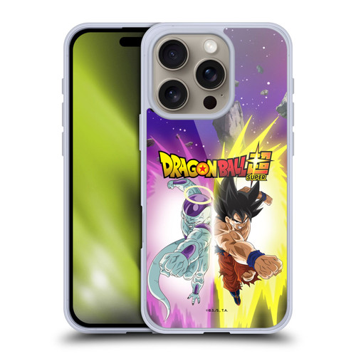 Dragon Ball Super Universe Survival Arc Frieza And Goku Soft Gel Case for Apple iPhone 16 Pro