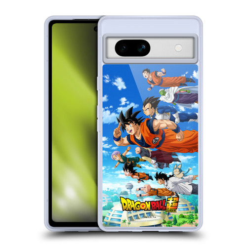 Dragon Ball Super Universe Survival Arc Group Soft Gel Case for Google Pixel 7a