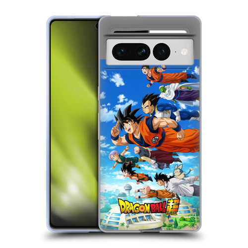 Dragon Ball Super Universe Survival Arc Group Soft Gel Case for Google Pixel 7 Pro