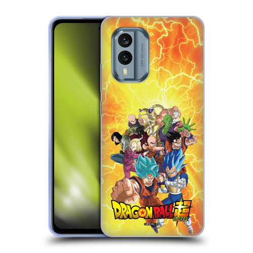 Dragon Ball Super Universe Survival Arc Universe 7 Group Soft Gel Case for Nokia X30