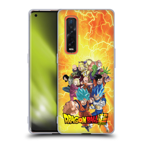 Dragon Ball Super Universe Survival Arc Universe 7 Group Soft Gel Case for OPPO Find X2 Pro 5G
