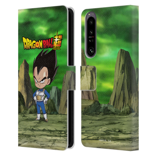 Dragon Ball Super Characters Vegeta Leather Book Wallet Case Cover For Sony Xperia 1 IV