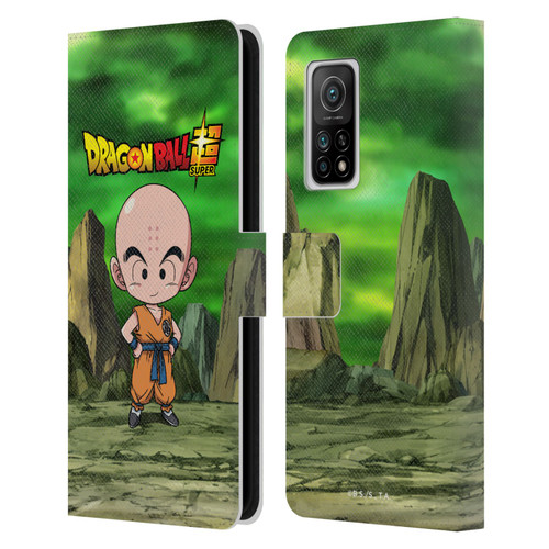 Dragon Ball Super Characters Krillin Leather Book Wallet Case Cover For Xiaomi Mi 10T 5G