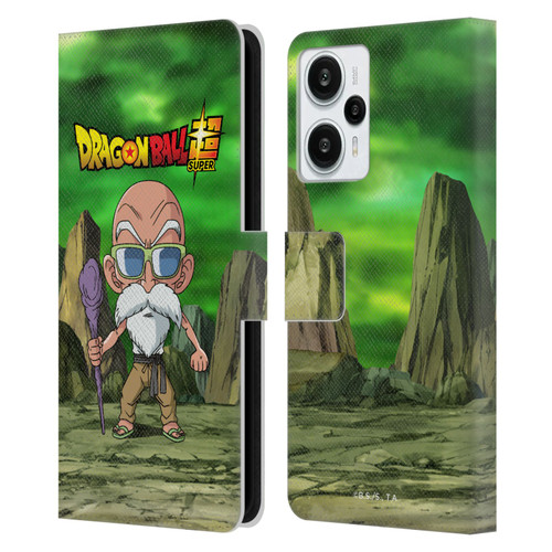 Dragon Ball Super Characters Kamesennin Leather Book Wallet Case Cover For Xiaomi Redmi Note 12T