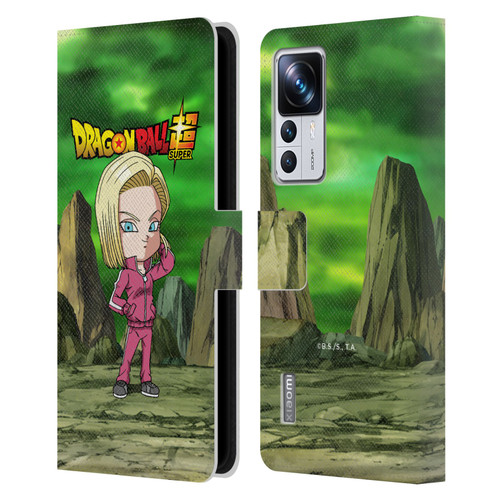 Dragon Ball Super Characters Android 18 Leather Book Wallet Case Cover For Xiaomi 12T Pro