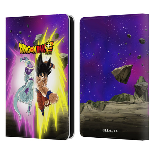 Dragon Ball Super Universe Survival Arc Frieza And Goku Leather Book Wallet Case Cover For Amazon Kindle 11th Gen 6in 2022