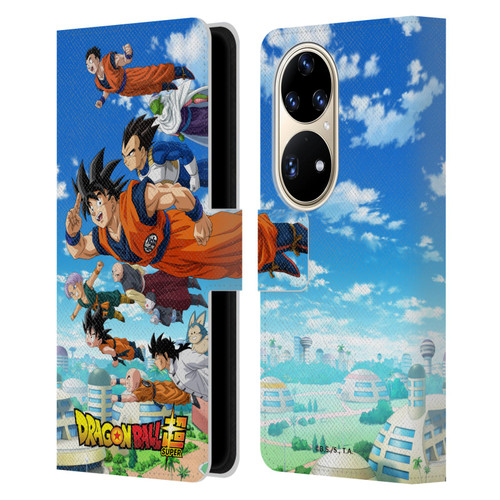 Dragon Ball Super Universe Survival Arc Group Leather Book Wallet Case Cover For Huawei P50 Pro
