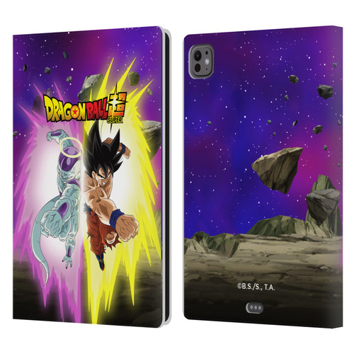 Dragon Ball Super Universe Survival Arc Frieza And Goku Leather Book Wallet Case Cover For Apple iPad Pro 11 M4 2024