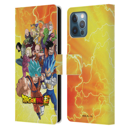Dragon Ball Super Universe Survival Arc Universe 7 Group Leather Book Wallet Case Cover For Apple iPhone 12 Pro Max