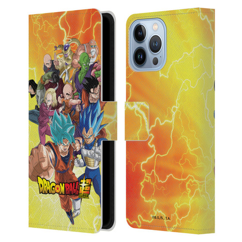 Dragon Ball Super Universe Survival Arc Universe 7 Group Leather Book Wallet Case Cover For Apple iPhone 13 Pro Max