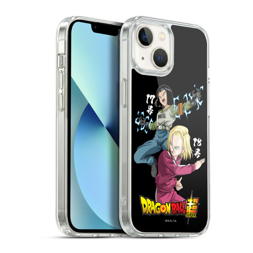 Dragon Ball Super Universe Survival Characters Android 17 & 18 Soft Gel Case for Apple iPhone 13