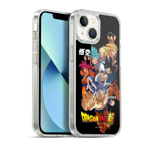 Dragon Ball Super Universe Survival Characters Goku Soft Gel Case for Apple iPhone 13