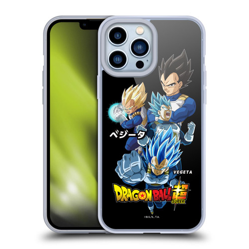 Dragon Ball Super Universe Survival Characters Vegeta Soft Gel Case for Apple iPhone 13 Pro Max