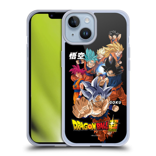 Dragon Ball Super Universe Survival Characters Goku Soft Gel Case for Apple iPhone 14