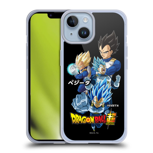 Dragon Ball Super Universe Survival Characters Vegeta Soft Gel Case for Apple iPhone 14 & MagSafe
