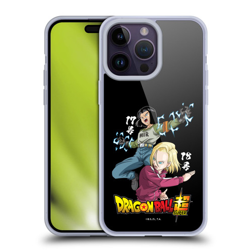 Dragon Ball Super Universe Survival Characters Android 17 & 18 Soft Gel Case for Apple iPhone 14 Pro Max
