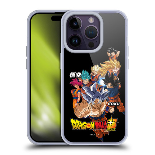 Dragon Ball Super Universe Survival Characters Goku Soft Gel Case for Apple iPhone 14 Pro