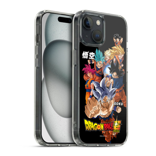 Dragon Ball Super Universe Survival Characters Goku Soft Gel Case for Apple iPhone 15 & MagSafe