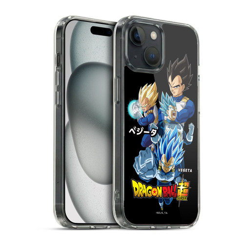 Dragon Ball Super Universe Survival Characters Vegeta Soft Gel Case for Apple iPhone 15 & MagSafe