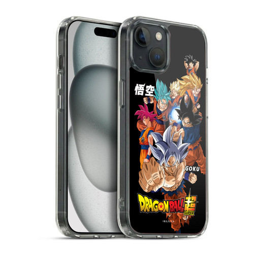 Dragon Ball Super Universe Survival Characters Goku Soft Gel Case for Apple iPhone 15 Plus & MagSafe