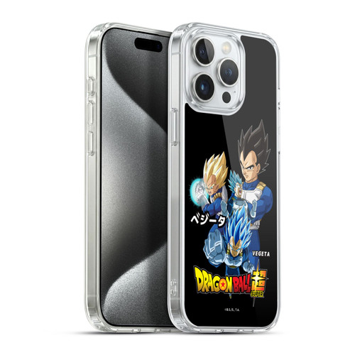 Dragon Ball Super Universe Survival Characters Vegeta Soft Gel Case for Apple iPhone 15 Pro Max & MagSafe