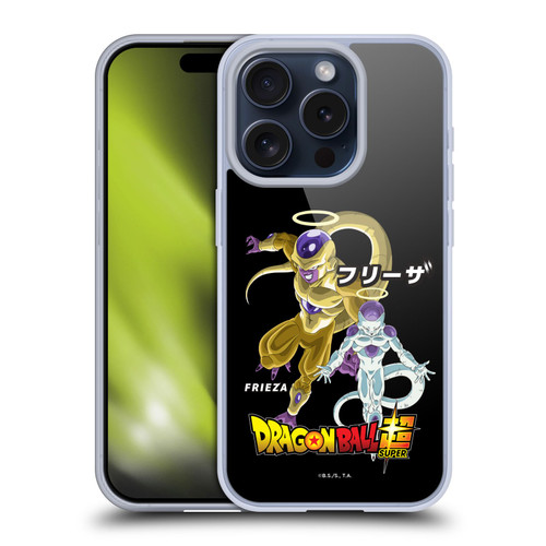 Dragon Ball Super Universe Survival Characters Frieza Soft Gel Case for Apple iPhone 15 Pro